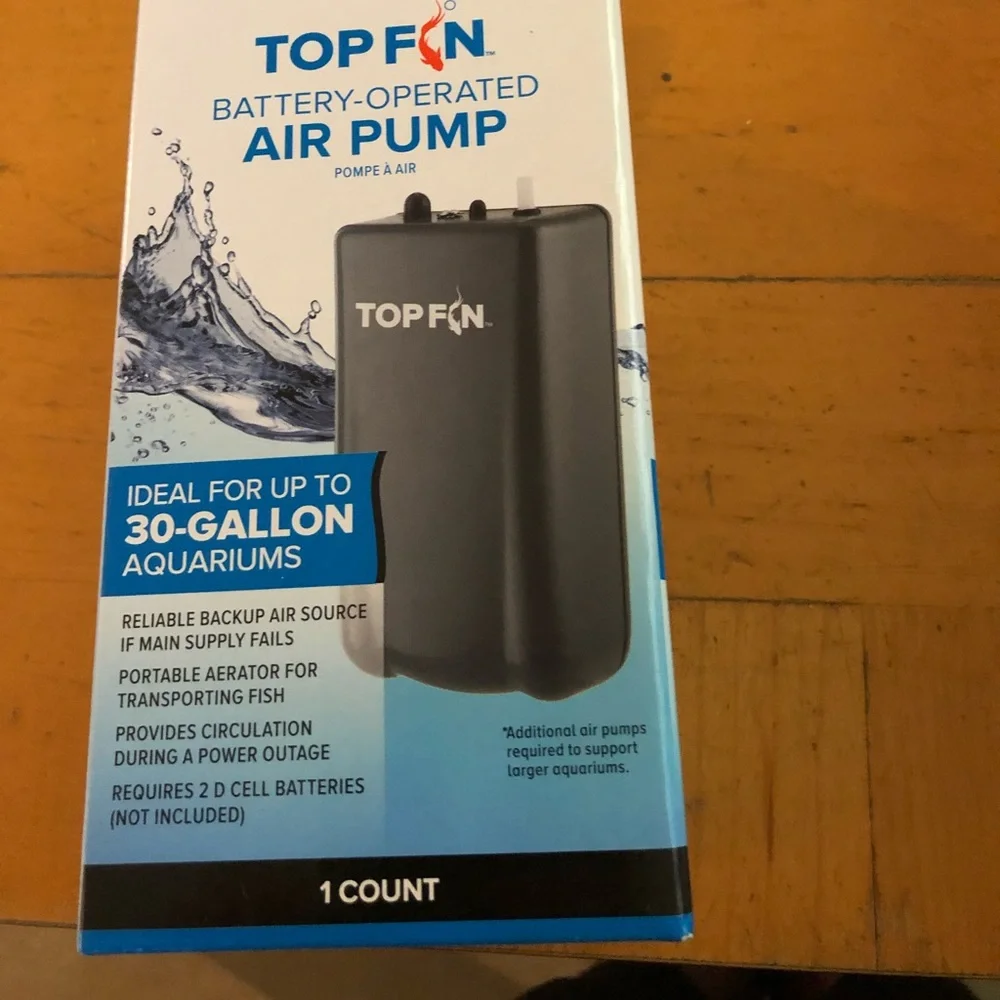 battery operated air pump for fish tank